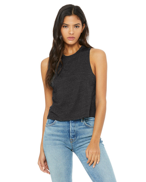 Bella + Canvas 6682 Ladies' Racerback Cropped Tank