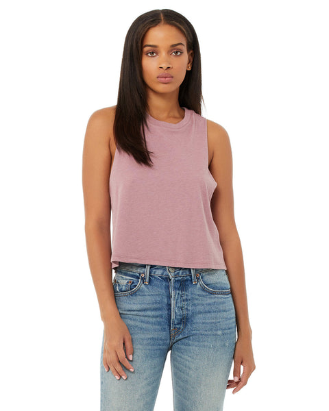 Bella + Canvas 6682 Ladies' Racerback Cropped Tank