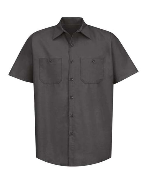 Red Kap SP24T Men's Tall Industrial Short Sleeve Work Shirt