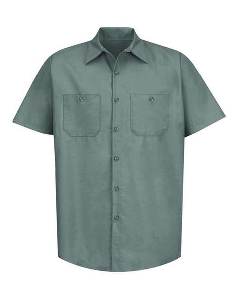 Red Kap SP24T Men's Tall Industrial Short Sleeve Work Shirt