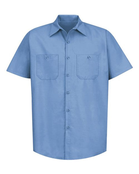 Red Kap SP24T Men's Tall Industrial Short Sleeve Work Shirt