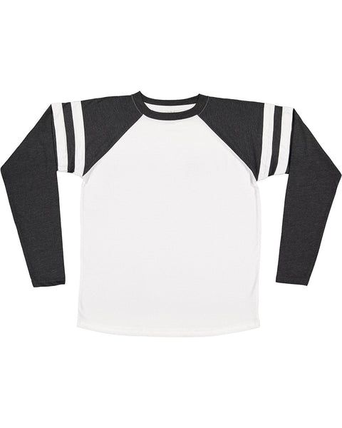 LAT 6934 Men's Gameday Mash-Up Long Sleeve Fine Jersey T-Shirt