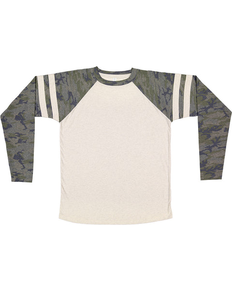 LAT 6934 Men's Gameday Mash-Up Long Sleeve Fine Jersey T-Shirt