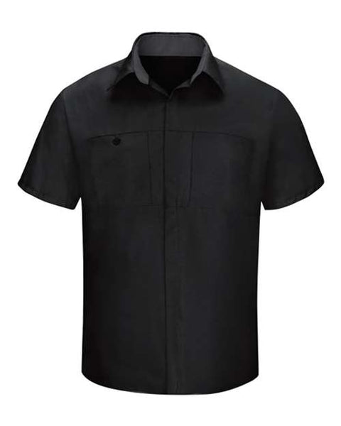 Red Kap SY42T Men's Tall Performance Plus Short Sleeve Shirt with Oilblok Technology