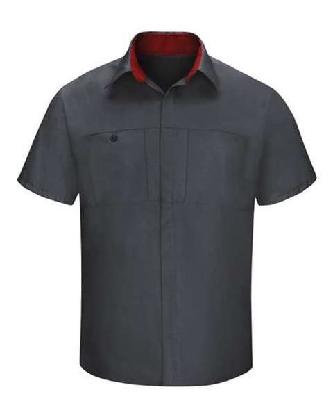 Red Kap SY42 Performance Plus Short Sleeve Shirt with Oilblok Technology