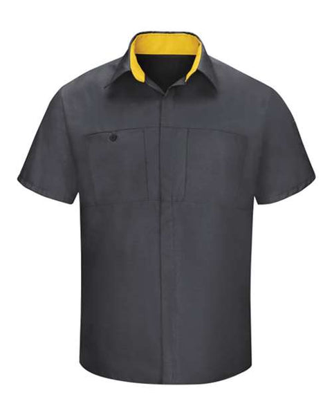 Red Kap SY42 Performance Plus Short Sleeve Shirt with Oilblok Technology