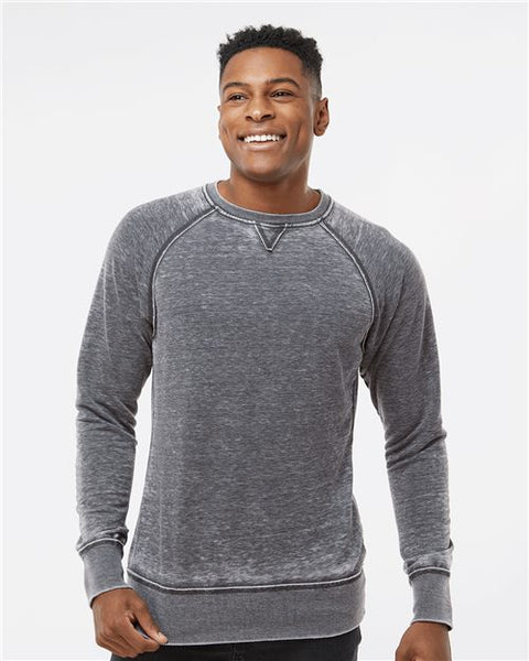 J. America 8920 Men's Vintage Zen Fleece Crewneck Sweatshirt