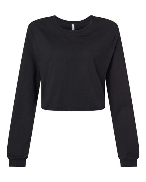 BELLA + CANVAS 6501 Women's FWD Fashion Crop Long Sleeve Tee