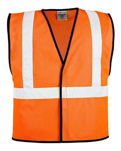 Kishigo 1571-1572 Unisex Hook-and-Loop Mesh Vest