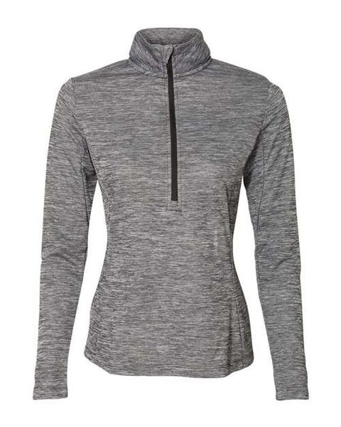 Russell Athletic QZ7EAX Women's Striated Quarter-Zip Pullover
