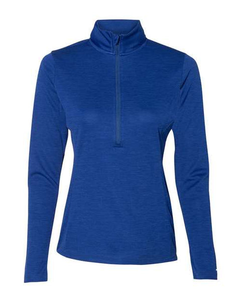 Russell Athletic QZ7EAX Women's Striated Quarter-Zip Pullover