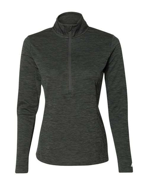 Russell Athletic QZ7EAX Women's Striated Quarter-Zip Pullover