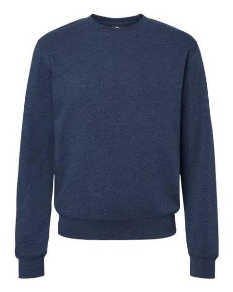 J. America 8870 Unisex Triblend Fleece Crewneck Sweatshirt
