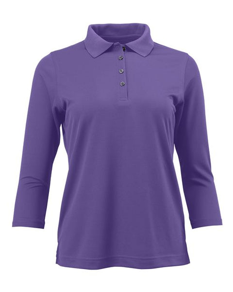 Paragon 120 Women's Lady Palm Three-Quarter Sleeve Polo