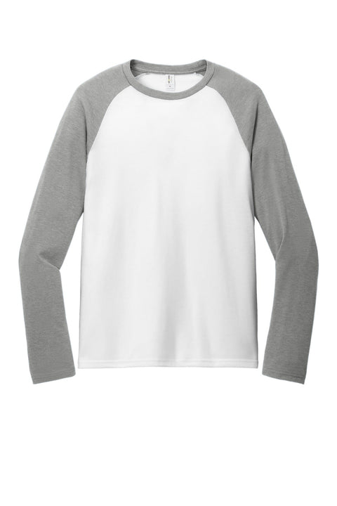 AllMade AL6009 Allmade Unisex Tri-Blend Long Sleeve Colorblock Raglan