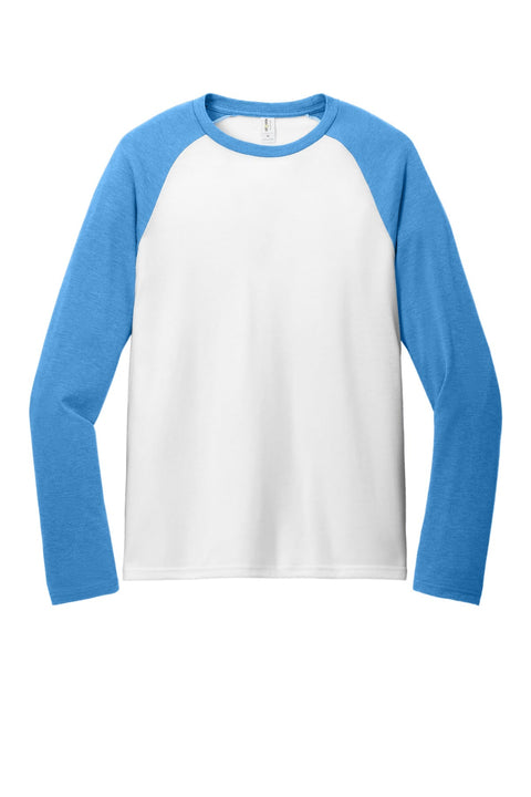 AllMade AL6009 Allmade Unisex Tri-Blend Long Sleeve Colorblock Raglan
