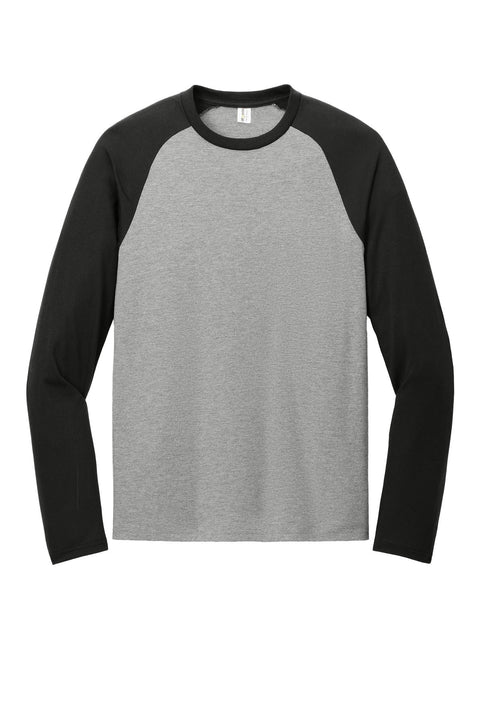 AllMade AL6009 Allmade Unisex Tri-Blend Long Sleeve Colorblock Raglan