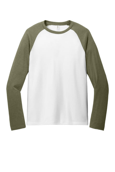 AllMade AL6009 Allmade Unisex Tri-Blend Long Sleeve Colorblock Raglan