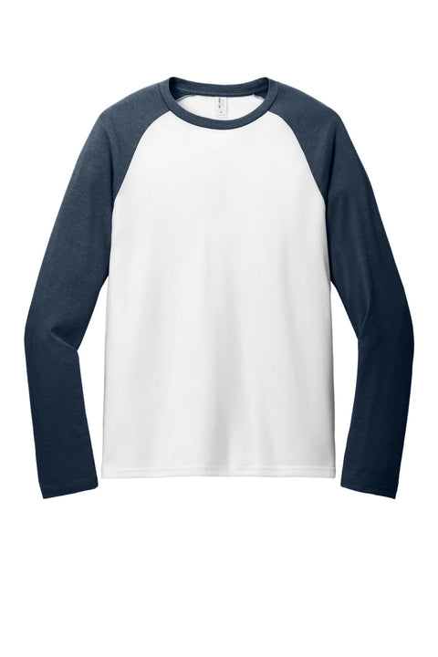 AllMade AL6009 Allmade Unisex Tri-Blend Long Sleeve Colorblock Raglan