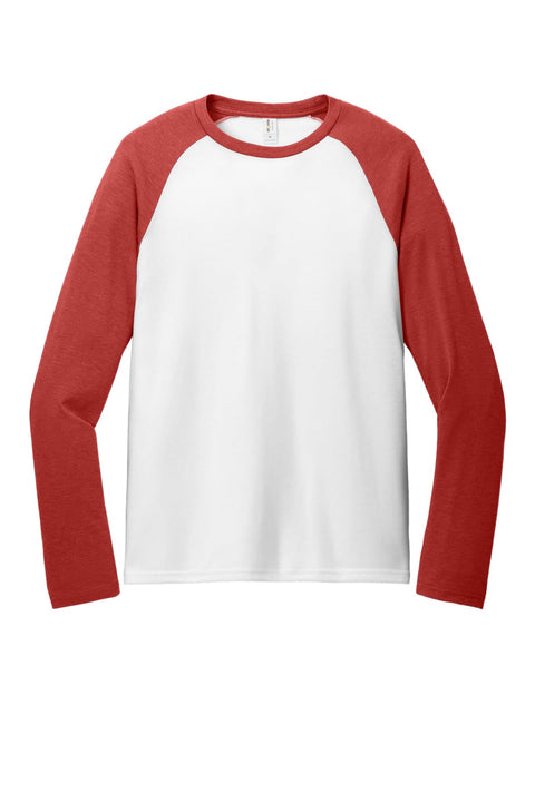AllMade AL6009 Allmade Unisex Tri-Blend Long Sleeve Colorblock Raglan