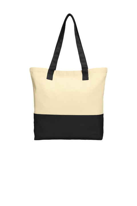 Port Authority BG414 Colorblock Cotton Tote