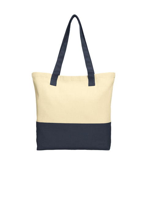 Port Authority BG414 Colorblock Cotton Tote