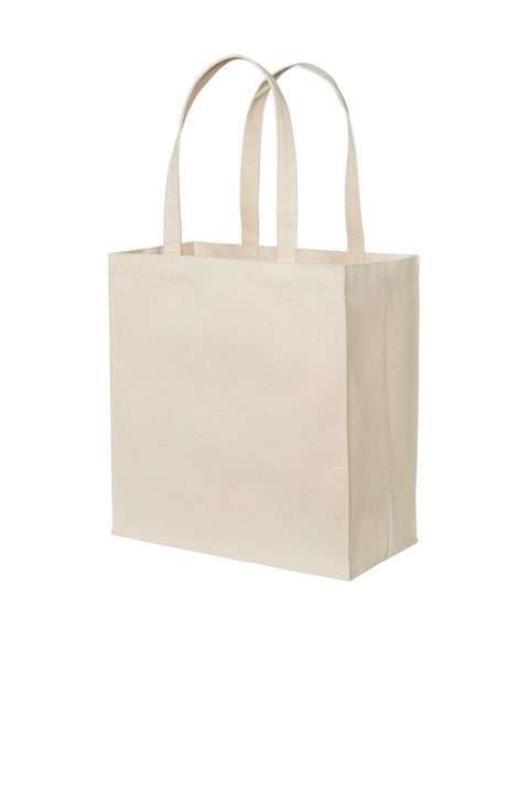 Port Authority BG426 Cotton Canvas Over-the-Shoulder Tote