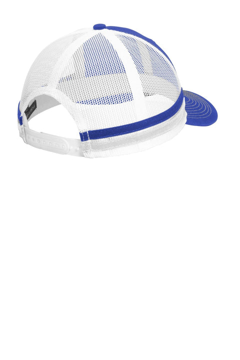 Port Authority C113 Two-Stripe Snapback Trucker Cap