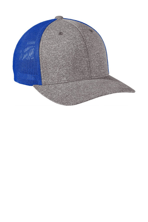 Port Authority C302 Flexfit  Melange Mesh Back Trucker Cap