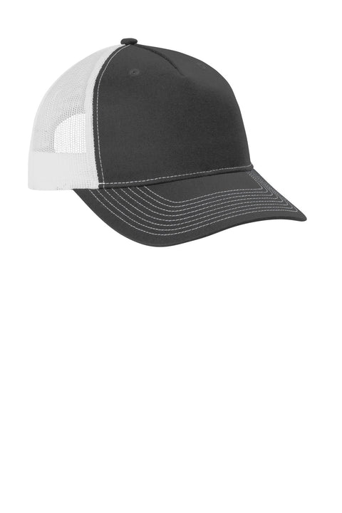 Port Authority C405 Snapback Five-Panel Trucker Cap