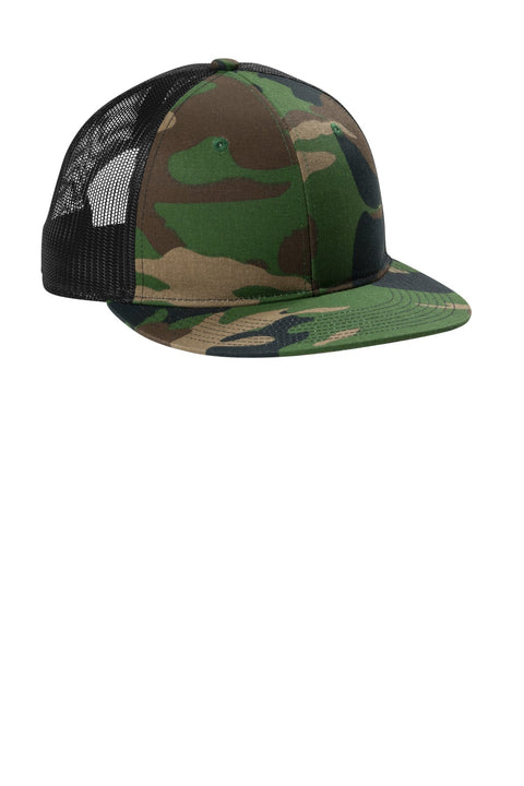 Port Authority C407 Snapback Flat Bill Trucker Cap