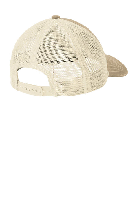 Port Authority C600 Distressed Mesh Back Cap