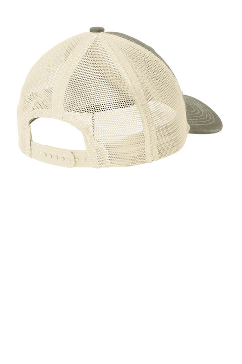 Port Authority C600 Distressed Mesh Back Cap