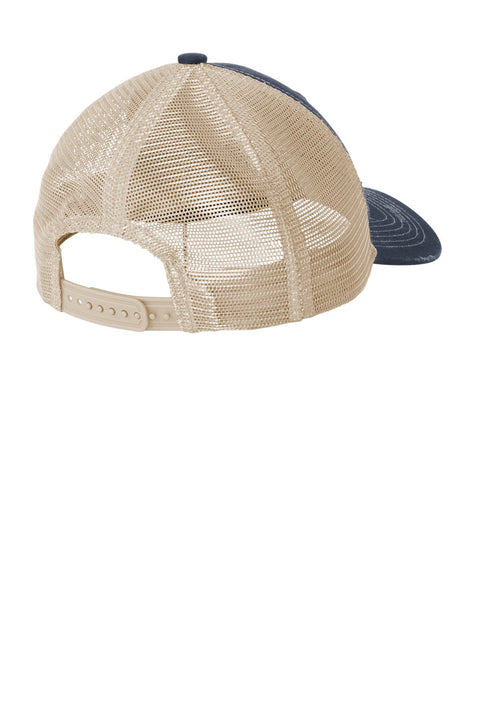 Port Authority C600 Distressed Mesh Back Cap