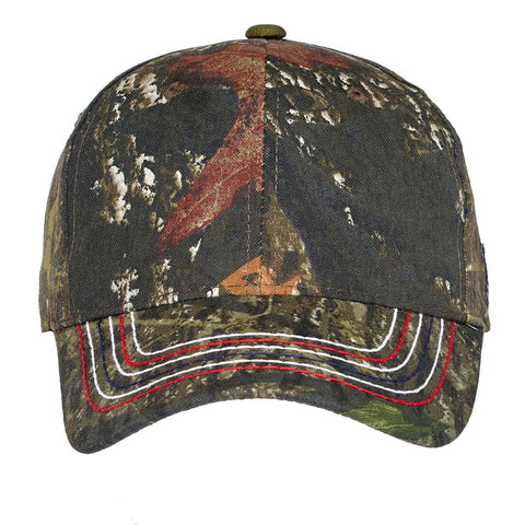 Port Authority C909 Americana Contrast Stitch Camouflage Cap