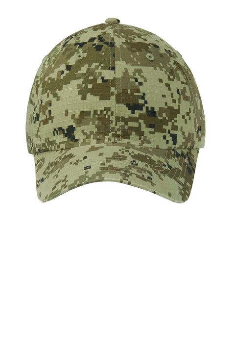 Port Authority C925 Digital Ripstop Camouflage Cap