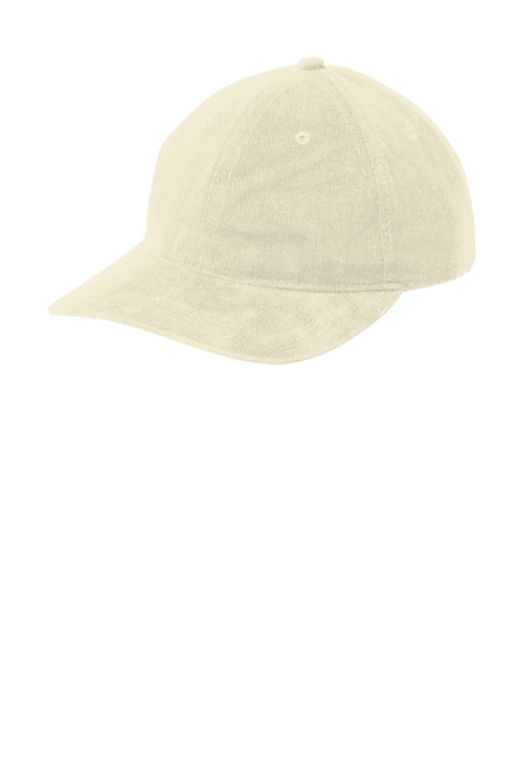 Port Authority C973 Light Corduroy Dad Cap