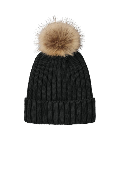 Port Authority C990 Faux Fur Pom Beanie
