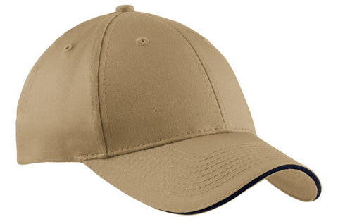 Port Authority CP85 Cotton Twill Sandwich Bill Cap