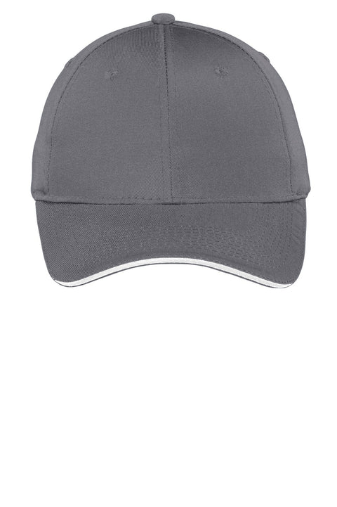 Port Authority CP85 Cotton Twill Sandwich Bill Cap