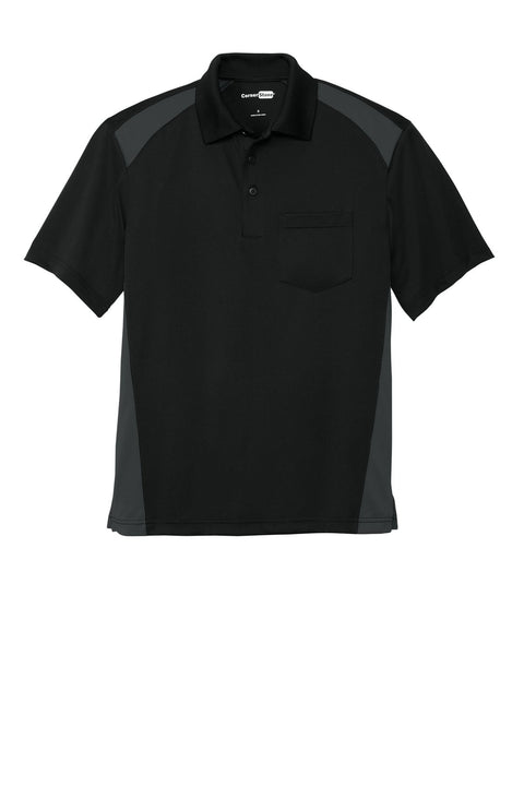 CornerStone CS416 Select Snag-Proof Two Way Colorblock Pocket Polo