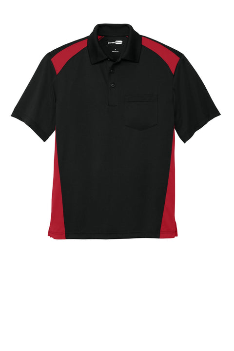 CornerStone CS416 Select Snag-Proof Two Way Colorblock Pocket Polo