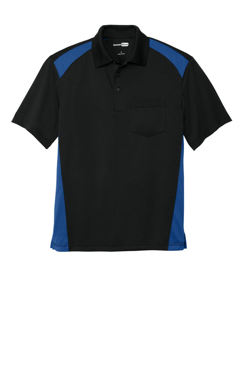 CornerStone CS416 Select Snag-Proof Two Way Colorblock Pocket Polo