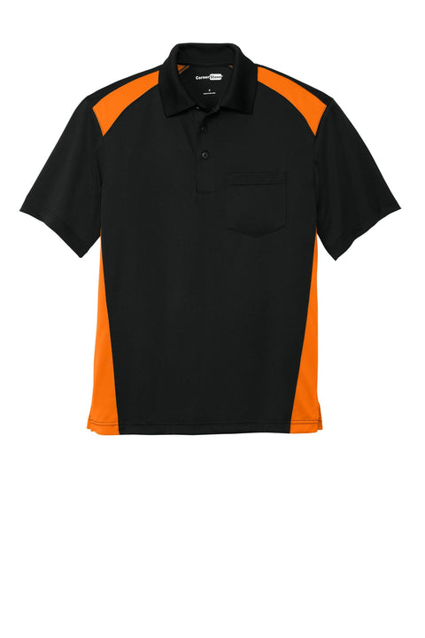 CornerStone CS416 Select Snag-Proof Two Way Colorblock Pocket Polo