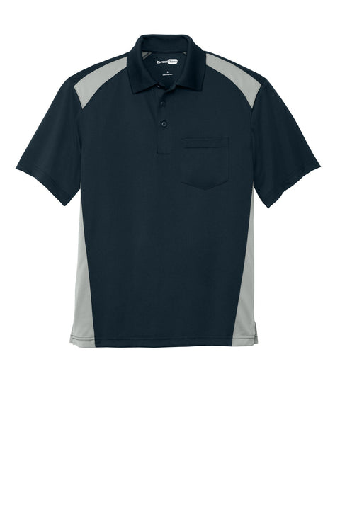 CornerStone CS416 Select Snag-Proof Two Way Colorblock Pocket Polo