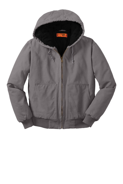 CornerStone CSJ41 Washed Duck Cloth Insulated Hooded Work Jacket
