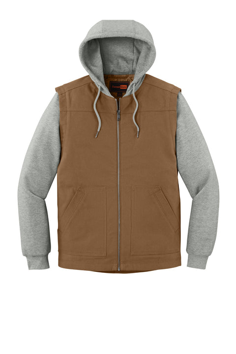 CornerStone CSJ42 Duck Fleece Full-Zip Hooded Jacket