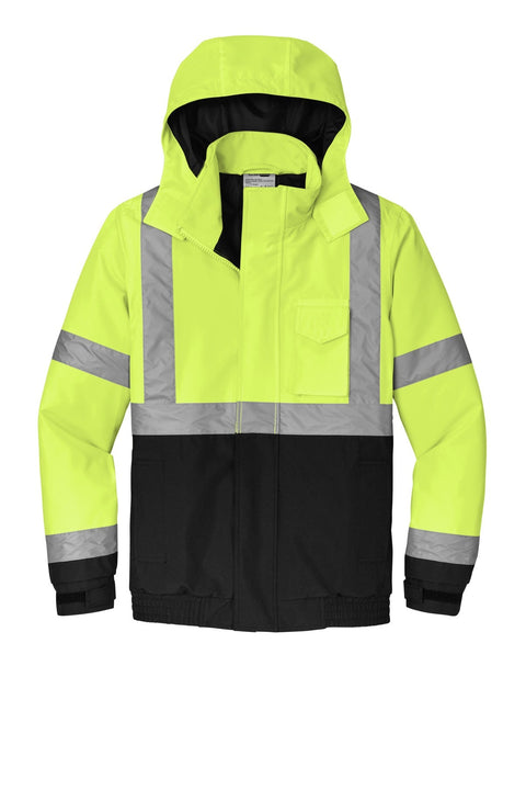 CornerStone CSJ500 ANSI 107 Class 3 Economy Waterproof Insulated Bomber Jacket