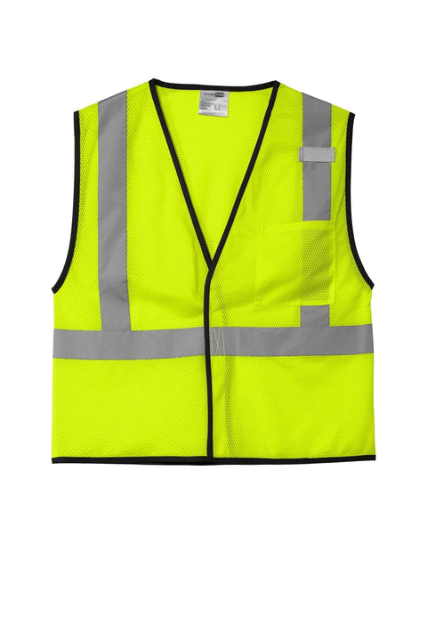 CornerStone CSV100 ANSI 107 Class 2 Economy Mesh One-Pocket Vest