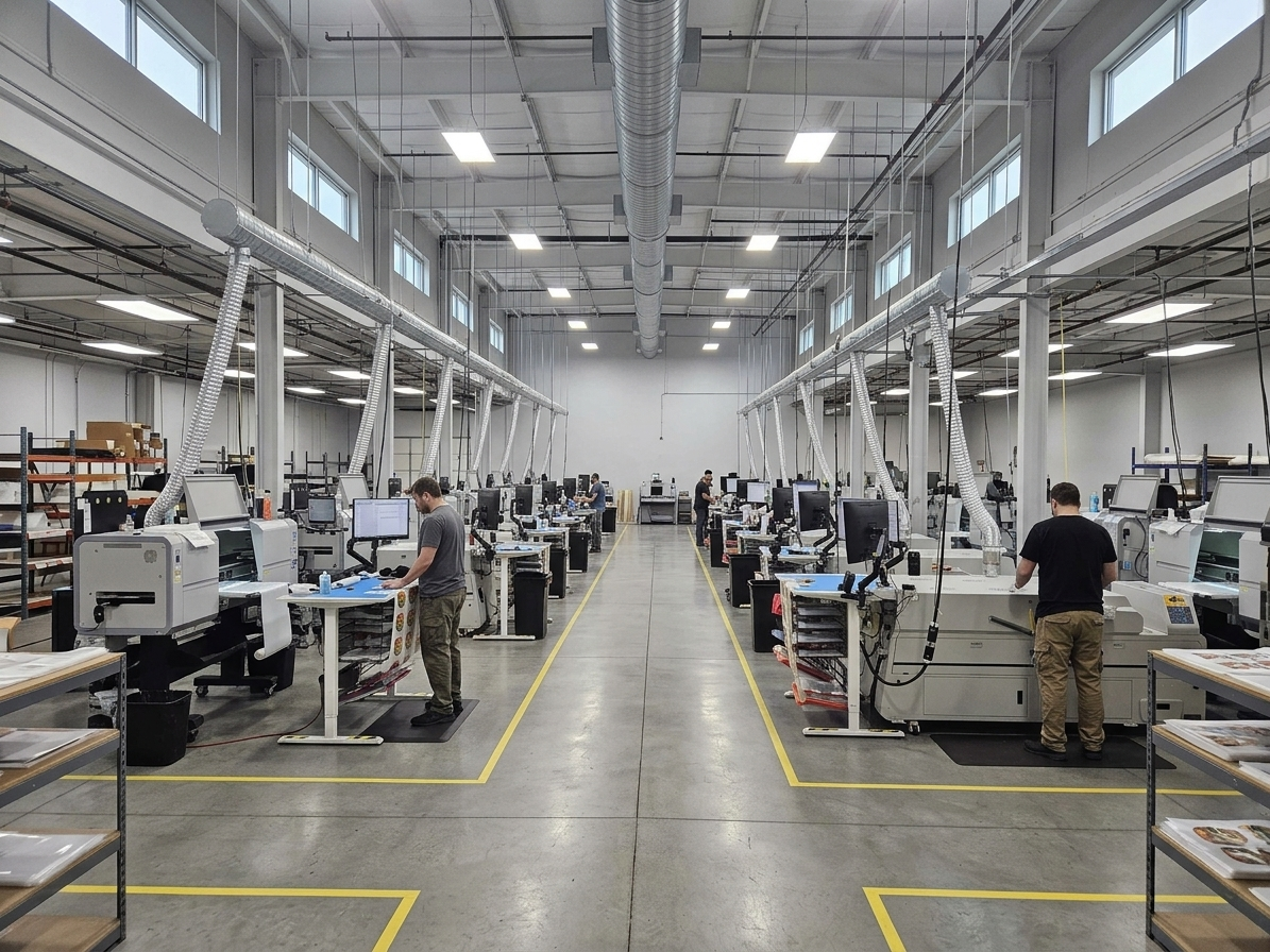 Every order printed in-house